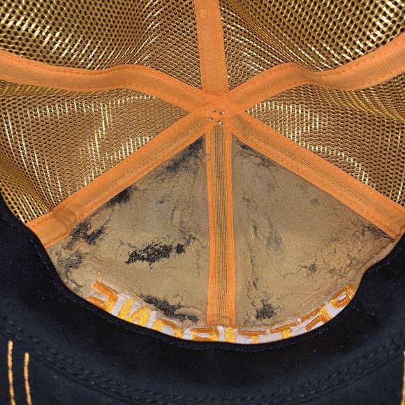 Vintage Pettibone Machinery K-Products RARE Yellow Mesh Trucker Snapback Hat - Picture 7 of 8